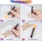 12 Pieces Metallic Double Line Outline Markers Glitter Pen Set for Rock Painting, Glass, Mug, Wood, Fabric, Canvas, DIY Craft with Fine Medium Tip